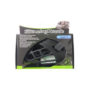 מחסום פה לכלב סיליקון מידה 4 1 יחידה