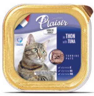 פלז'יר מעדן טונה לחתול 100 גרם בקופסה