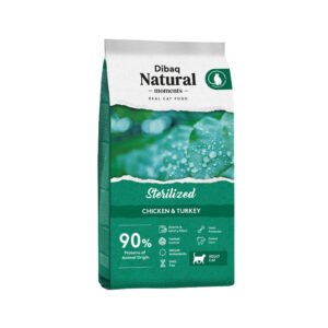 Dibaq – דיבק חתול מעוקר Sterilized עוף והודו (2 ק״ג)