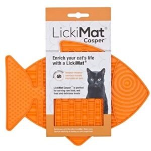 Licki Mat Casper-משטח ליקוק לחתול בצורת דג