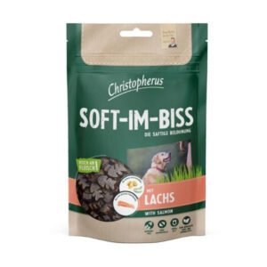 כריסטופרוס חטיף בטעם סלמון 125 גרם בקופסה