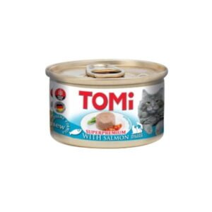 טומי מעדן פטה לחתול בטעם סלמון 85 גרם בקופסה