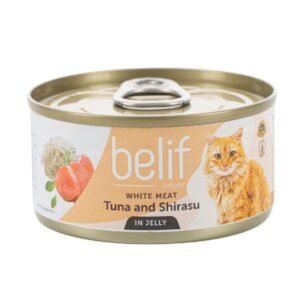 בליף מעדן לחתול בטעם טונה ושירסו בג'לי 80 גרם