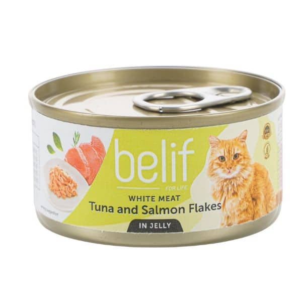 בליף מעדן לחתול טונה ופתיתי סלמון 80 גרם