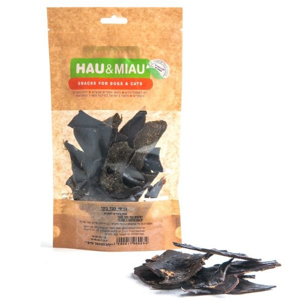 HAU&amp;MIAU נגיסי כבד בקר 70 גרם