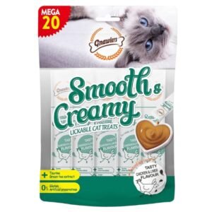 גנולרס חטיף קרם נוזלי בטעם עוף וכבד 300 גרם בקופסה