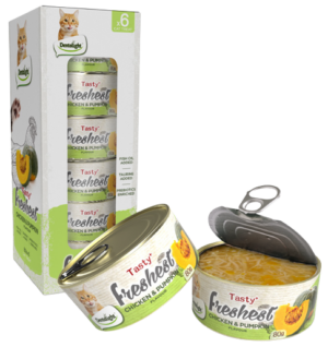 פרשסט עוף ודלעת מארז 6 יח 80 גרם בקופסה