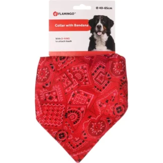 קולר בנדנה אדומה קטן