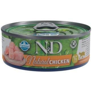 nd מעדן נטורל עוף חתול 70 גרם