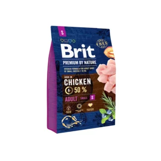 בריט פרימיום אדולט S – Brit Premium Adult Small Breed (3 קילוגרם)