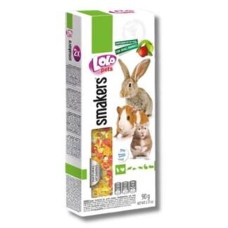 סמאקרס מקל פירות למכרסמים 90 גרם בקופסה