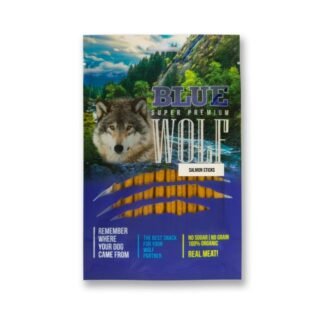 בלו וולף מקלוני סלמון ושמן זית 80 גרם בקופסה