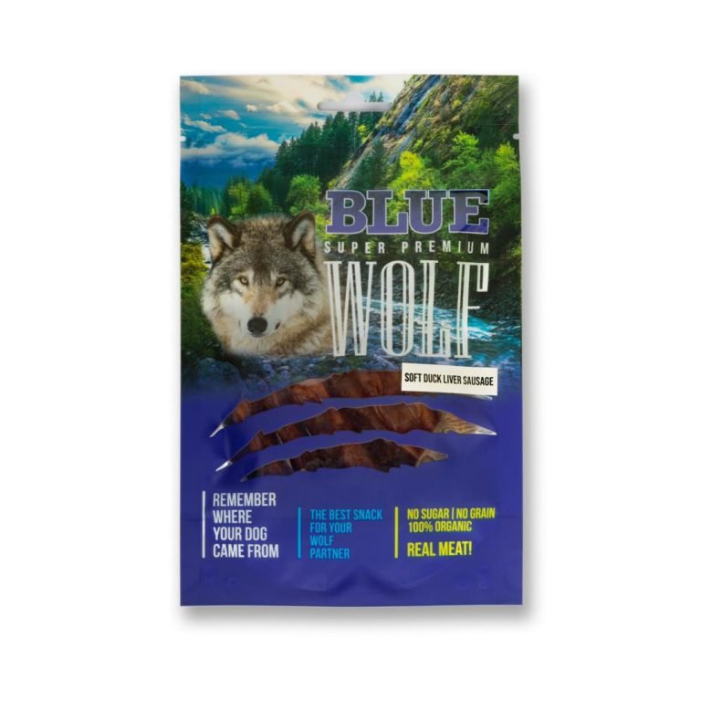 בלו וולף נקניקיות כבד ברווז 80 גרם בקופסה