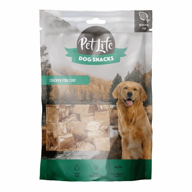 פט לייף חטיף קוביות עוף ודג