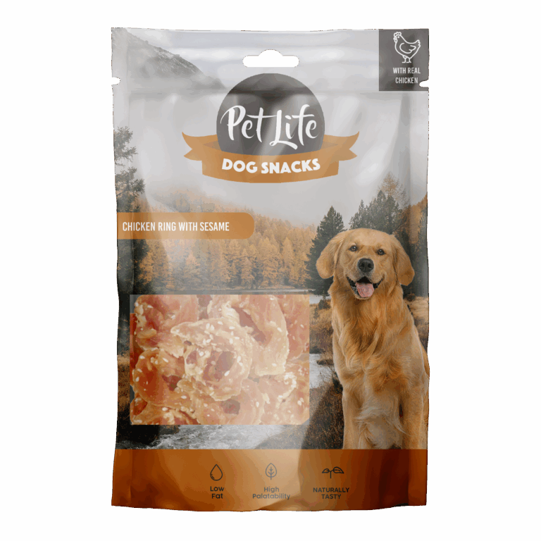 פט לייף חטיף טבעות עוף עם שומשום