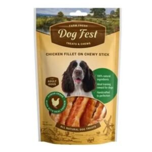 דוג פסט חטיף פילה עוף על מקל לעיסה 90 גרם בקופסה