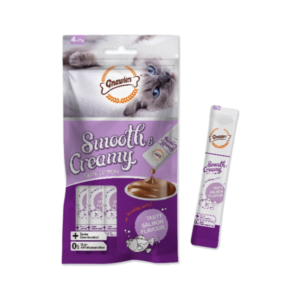 חטיף קרם נוזלי לחתול בטעם סלמון 60 גרם בקופסה