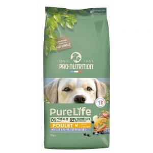 Pure Life פיור לייף כלב מעוקר לייט עוף 12 קילוגרם