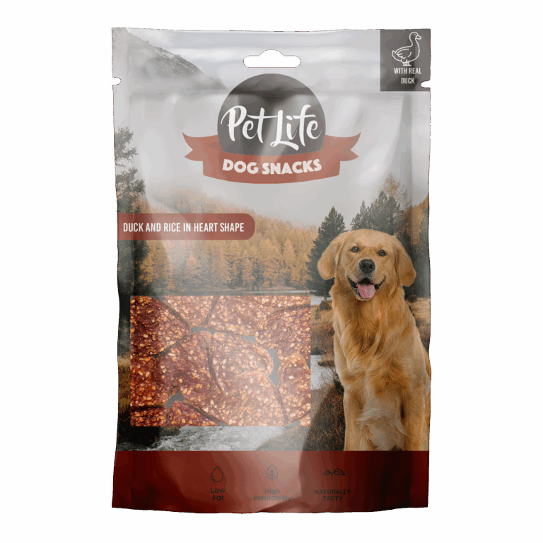 פט לייף חטיף לבבות ברווז ואורז