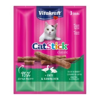 מקלות ויטה קראפט בטעם ארנבת וברווז