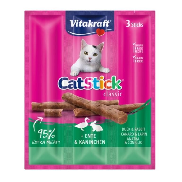 מקלות ויטה קראפט בטעם ארנבת וברווז