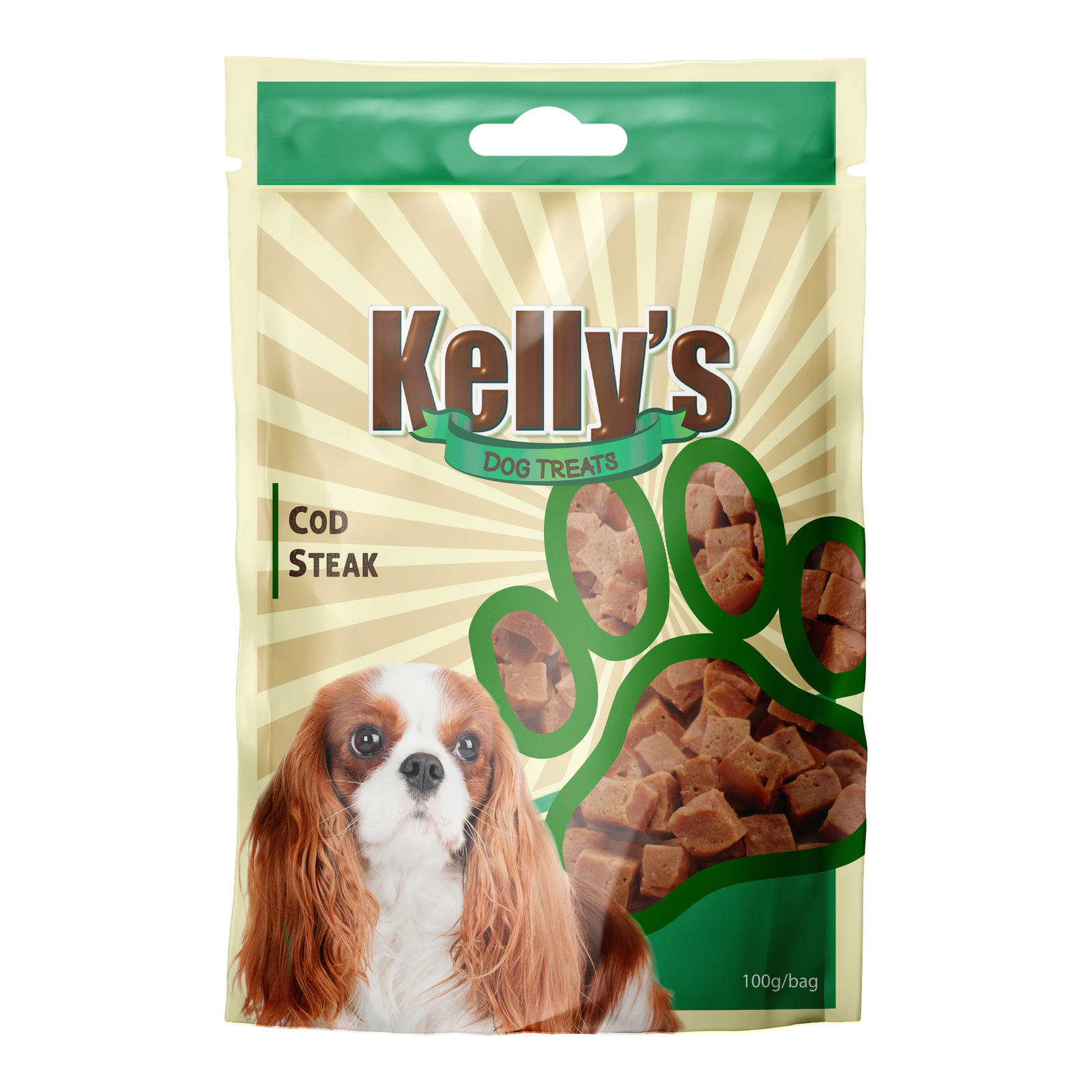 קליז חטיף סטיק דג קוד 100 גרם