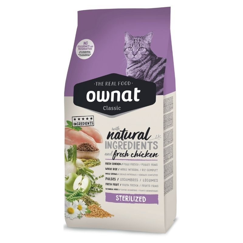 ownat קלאסיק חתול מעוקר 4 קילוגרם