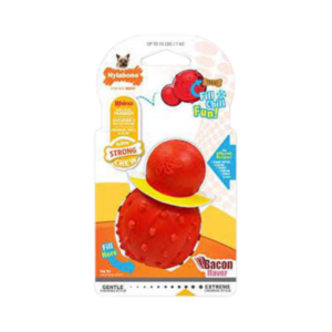 צעצוע לעיסה בטעם בייקון לכלב עד 11 ק"ג NYLABONE