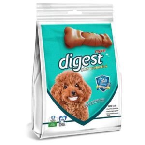 מור דייג'סט חטיף עצמות דנטלי עם פרוביוטיקה 525 גרם בקופסה