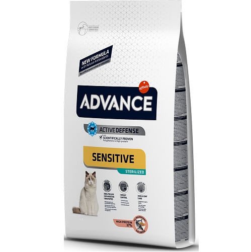 ADVANCE אדוונס – חתול סנסטיב סלמון (3 ק״ג)
