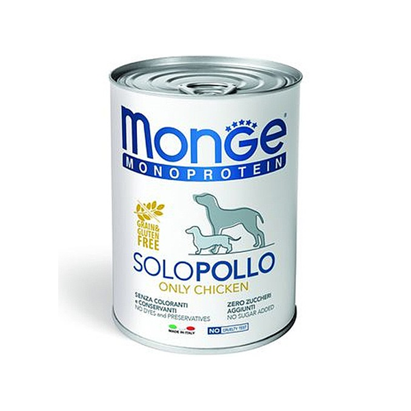 מונג' שימור מונו פרוטאין עוף 400 גרם