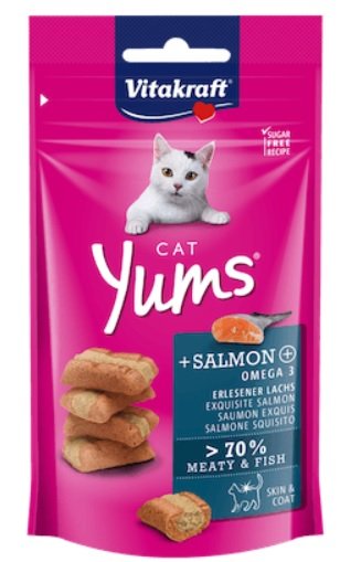 חטיף קאטי יאמס סלמון 40 גרם בקופסה