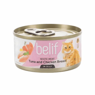 בליף מעדן לחתול בטעם עוף וטונה 80 גרם