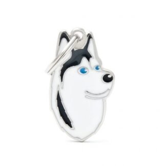 תג שם + חריטה HUSKY 1 יחידה