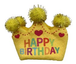 פופוס צעצוע לחתול כתר יום הולדת 1 יחידה