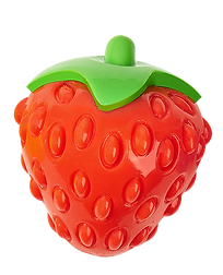 פופוס צעצוע גומי קשיח תות