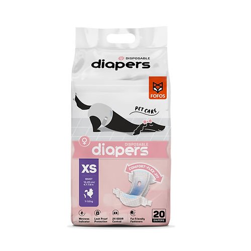 פופוס חיתולים לנקבות 20 xs