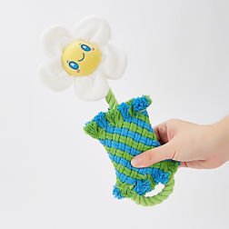 FOFOS צעצוע חבל לגורים פרח