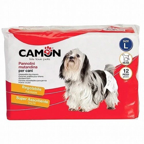 קאמון חיתולים לכלב L 12 יחידה