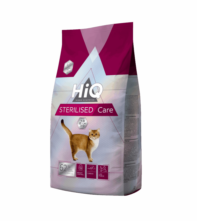 HIQ – חתולים מעוקרים/מסורסים בטעם עוף (6.5 ק״ג)