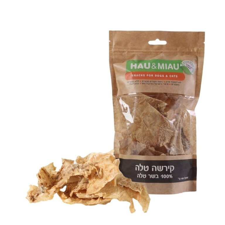 HAU&amp;MIAU נגיסי קירשה טלה 70 גרם