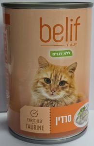 בליף שימורים סרדין 400 גרם בקופסה