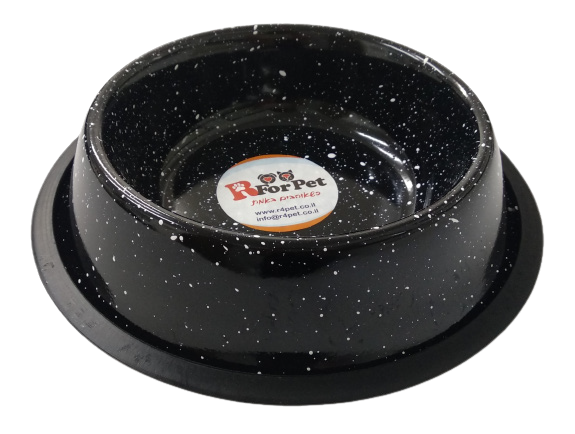 קערת נירוסטה ציפוי שחור 16 סמ 1 יחידה