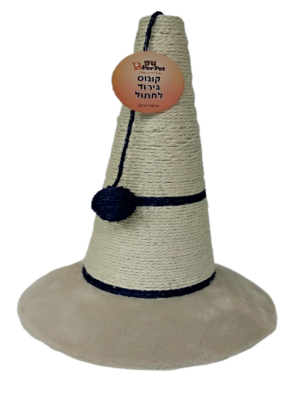 קונוס גירוד לחתול בסיס עגול