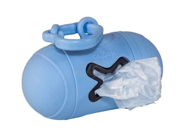 קאמון מתקן שקיות צרכים תכלת 1 יחידה