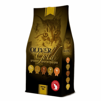 Oliver Gold אוליבר גולד – חתול בוגר בטעם עוף (7.5 ק״ג)