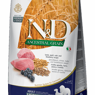 ND כבש ואוכמניות 12 ק''ג כלב מדיום