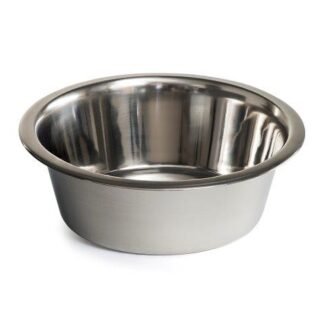 מעמד+שתי קערות נירוסטה 45 סמ