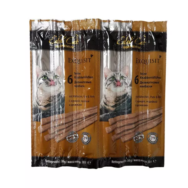 אדל סטיקים לחתול בטעם ברווז ועוף 6 יחידה