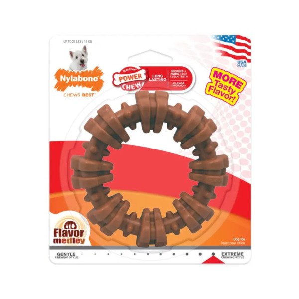 NYLABONE טבעת לעיסה בטעם